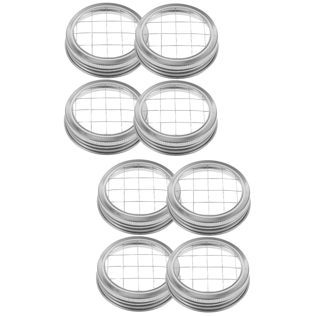 Mason Jar Lids Regular Arrangement Fixed Insert Flower Vases Canning ...