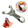 thumbnail image 1 of Mason Jar Opener for Canning Lids, Stainless Steel Jar Opener,No Lid Dents or Damage, Stainless Steel Bottle Opener, Easy Twist Manual Handheld Top Remover,Kitchen Tool for Tight Glass Jars(Silver), 1 of 9