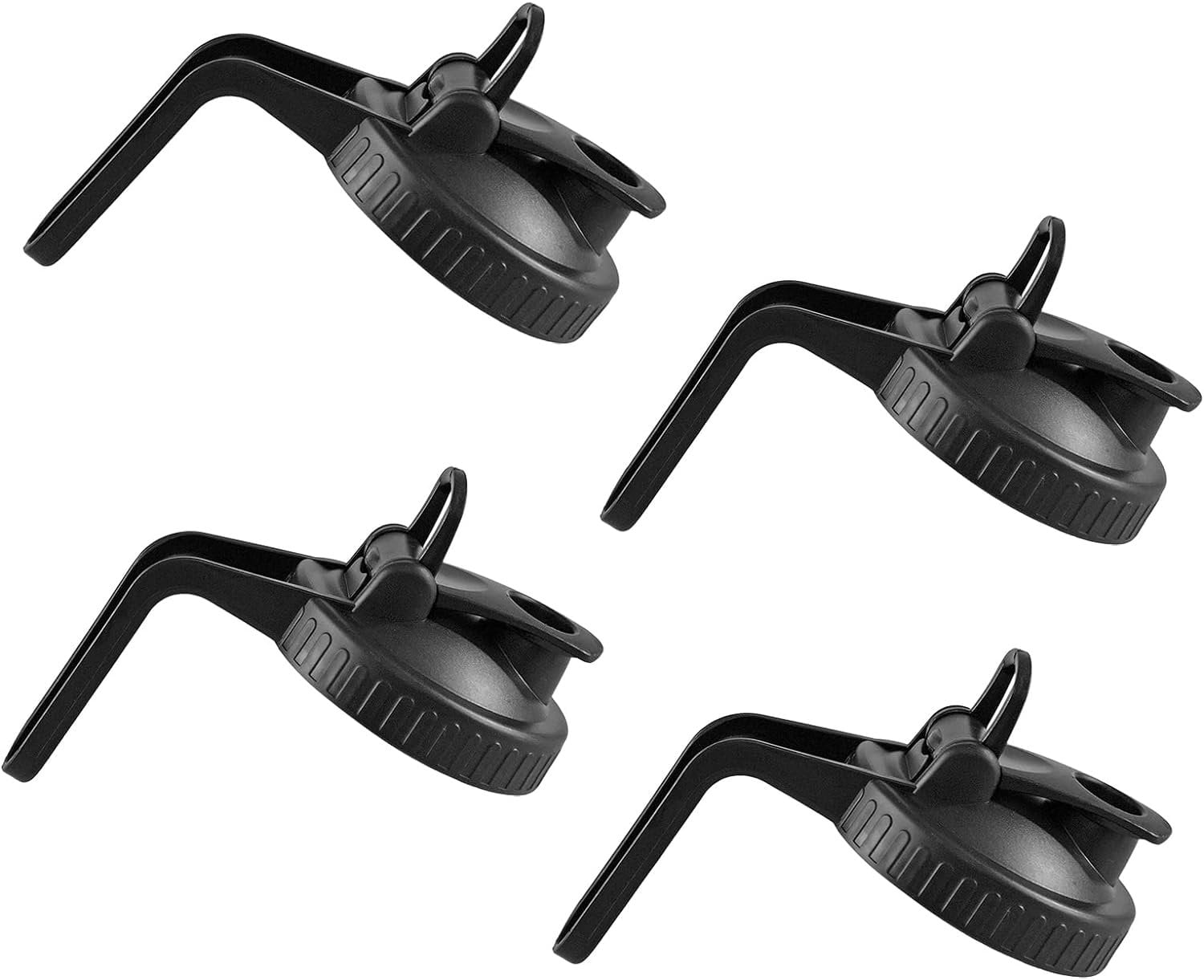 Tappo Versatore Per Barattolo Mason A Bocca Larga – Con Manico E Coperchio A Ribalta, Guarnizione In Silicone Ermetica, Antigoccia, Per Conserve E Bevande