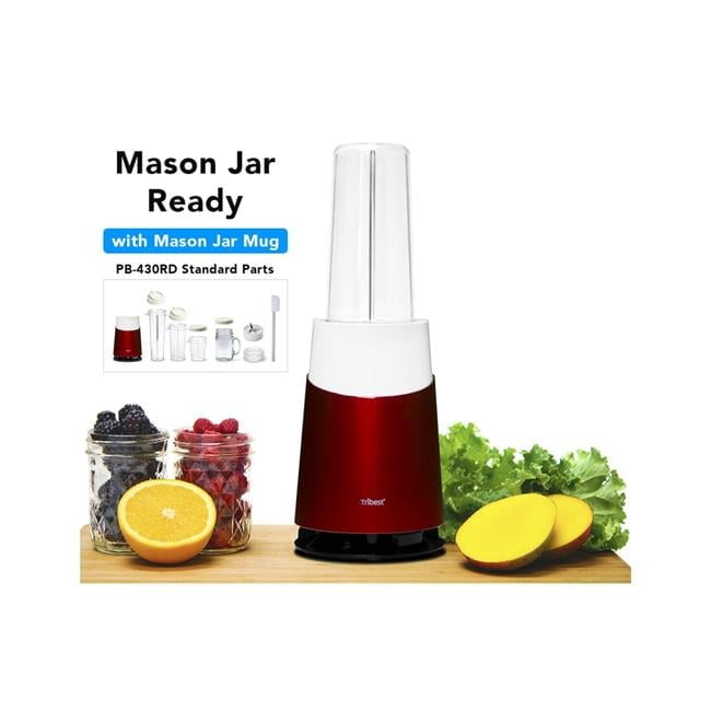 Mason Jar Ready Personal Blender - Red