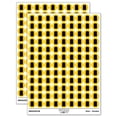 thumbnail image 1 of Mason Jar Solid 200+ Round Stickers - Yellow - Gloss Finish - 0.50" Size, 1 of 3
