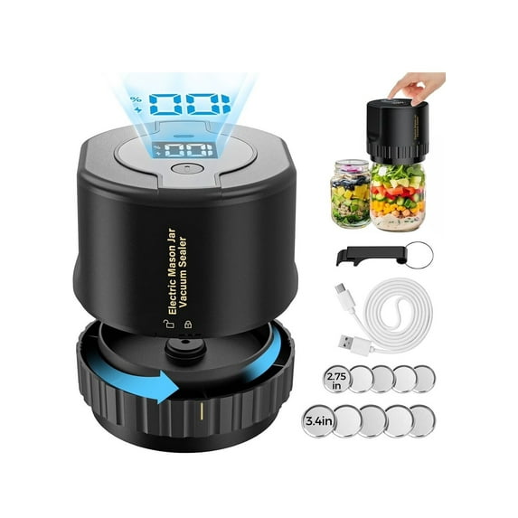 Mason Jar Vacuum Sealer,Electric Mason Jar Sealer Vacuum