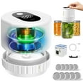 thumbnail image 1 of Mason Jar Vacuum Sealer Kit Can Sealer Machine for Mason Jars With Wide and Regular Mouth Lids Kitchen Must Haves (white, 80S), 1 of 15