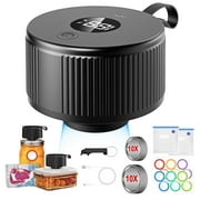 Henotian Mason Jar Vacuum Sealer Kit, Electric Sealer for Wide, Regular Mouth Mason Jars, Portable Vacuum Sealer for Jars,Includes 20 Lids