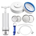 thumbnail image 1 of Mason Jar Vacuum Sealer Kit for Wide & Regular Mouth Jars, Manual Vacuum Pump with Hose, Mason Jar Sealing Kit with Jar Opener and Lids for Food Storage, 1 of 6