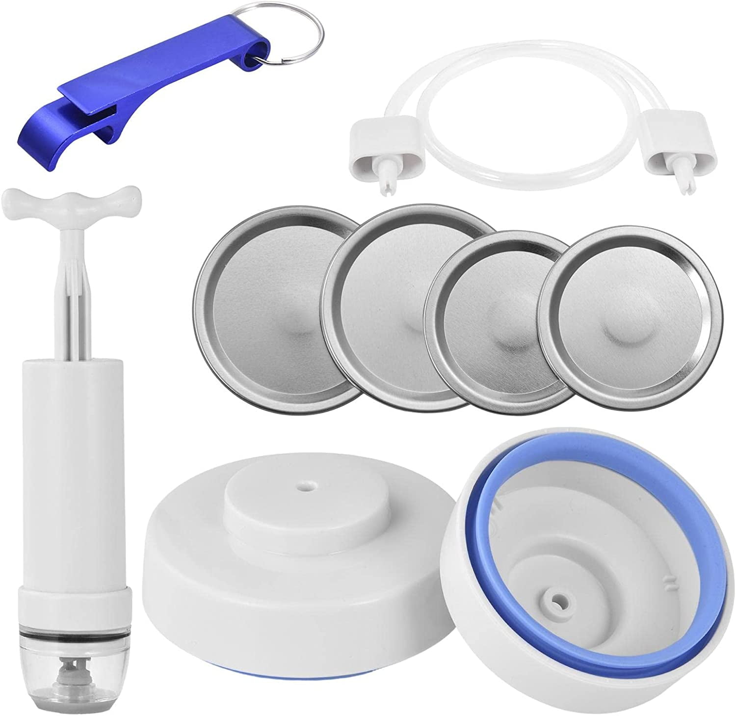 Mason Jar Vacuum Sealer, Portable Jar Sealer Kit for Regular and Wide