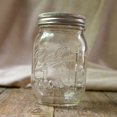 thumbnail image 1 of Mason Jar With Lid Small Mouth Pint Canning 16 Oz, 1 of 1