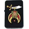thumbnail image 1 of Mason / Masonic Freemason Wind Proof Oil Lighter (Shriner), 1 of 1