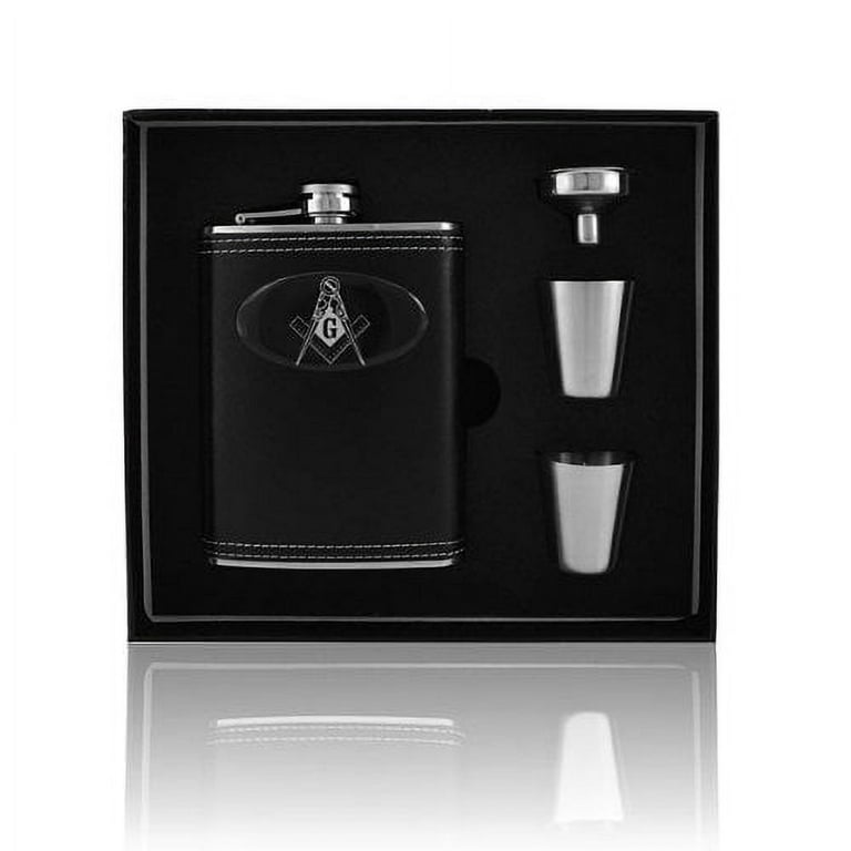 8oz Freemason Stainless Steel Flask