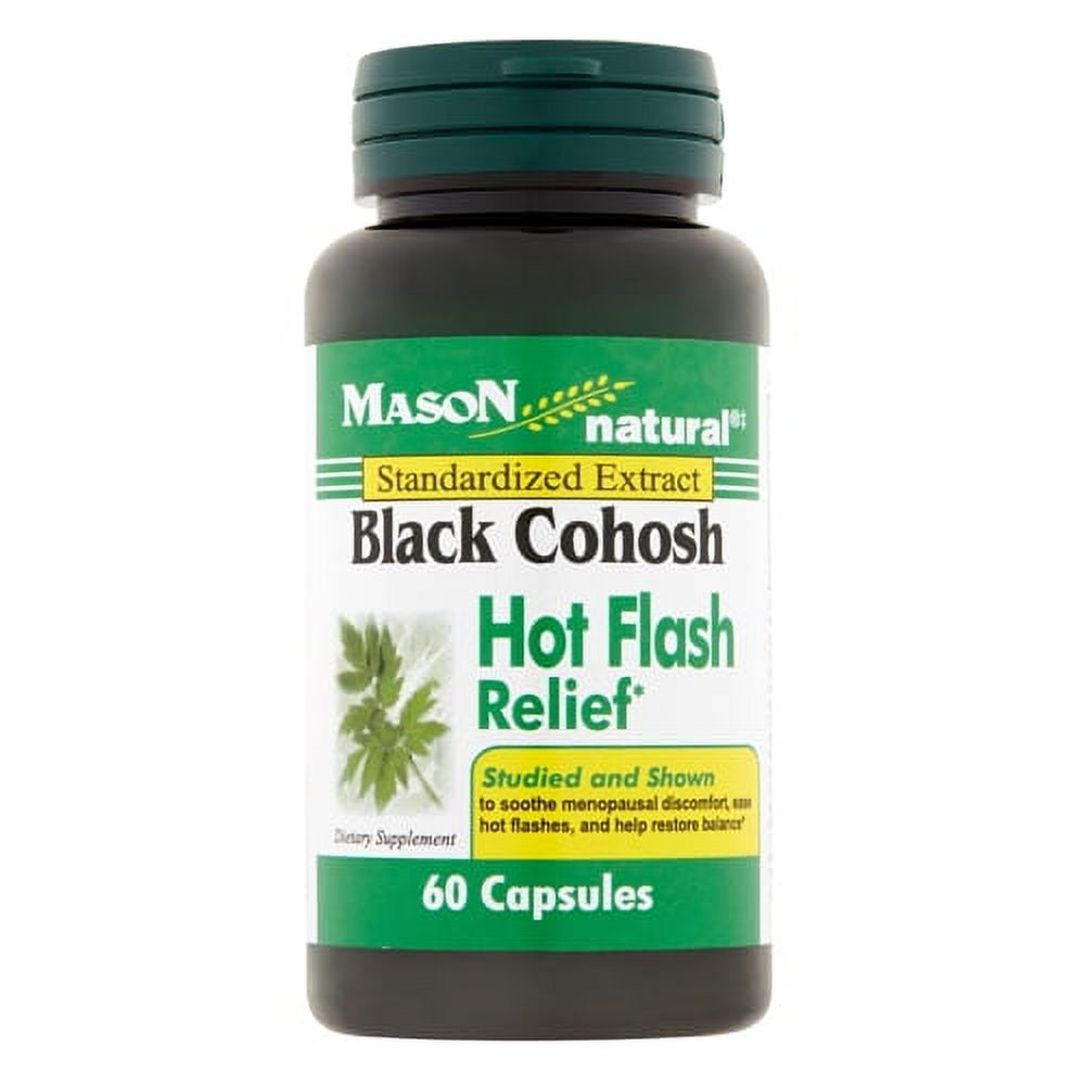 Mason Natural 40 Mg Black Cohosh Hot Flash Relief Capsules 60 Ea, 2