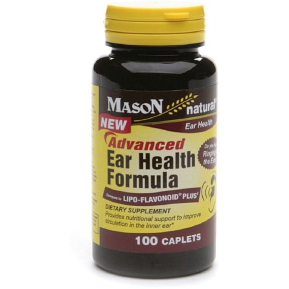 Mason Natural Advanced Ear Health Formula Caplets 100 ea