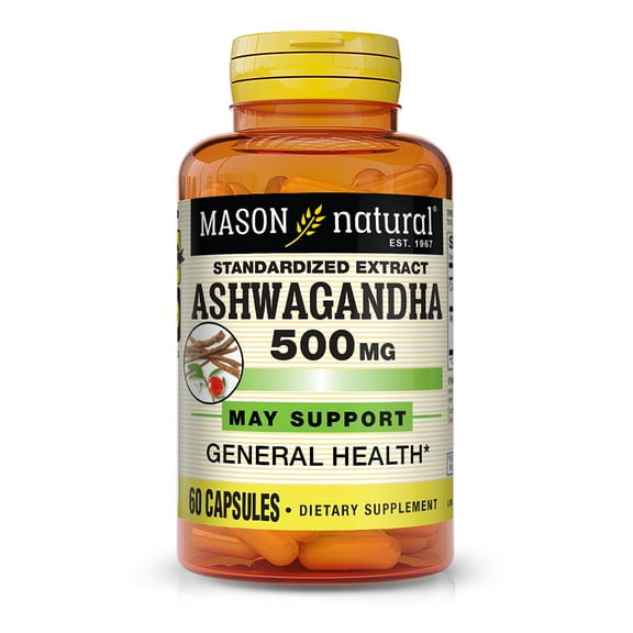 Mason Natural Ashwagandha 500 mg 60 Caps
