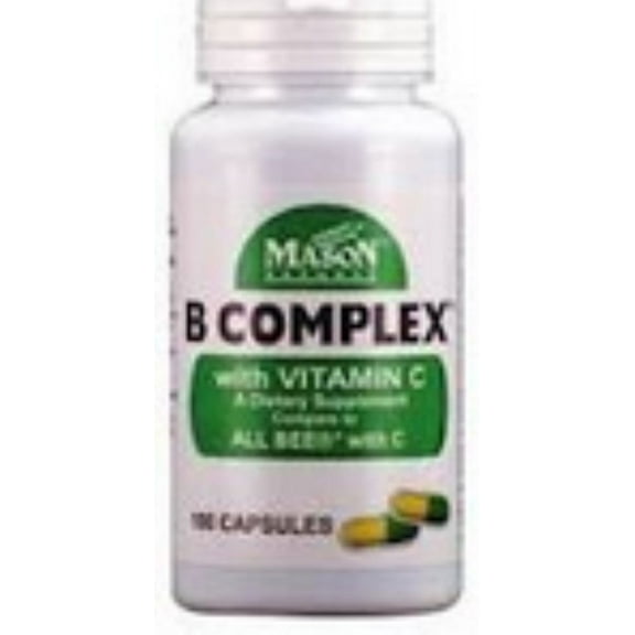 Mason Natural B Complex with Vitamin C 100 Each - (Pack of 3)
