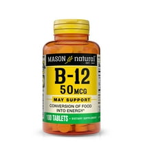 Mason Natural Vitamin B12 50 mcg, Conversion of Food into Energy, 100 Tablets
