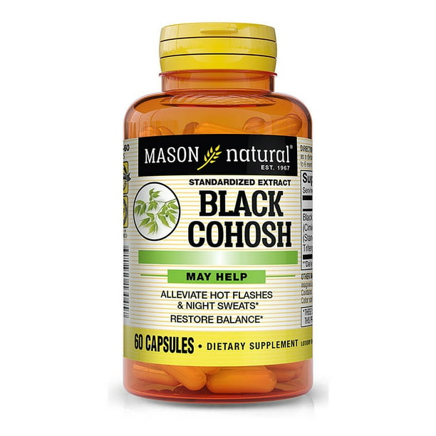 Mason Natural Black Cohosh Alleviates Hot Flashes & Night Sweats