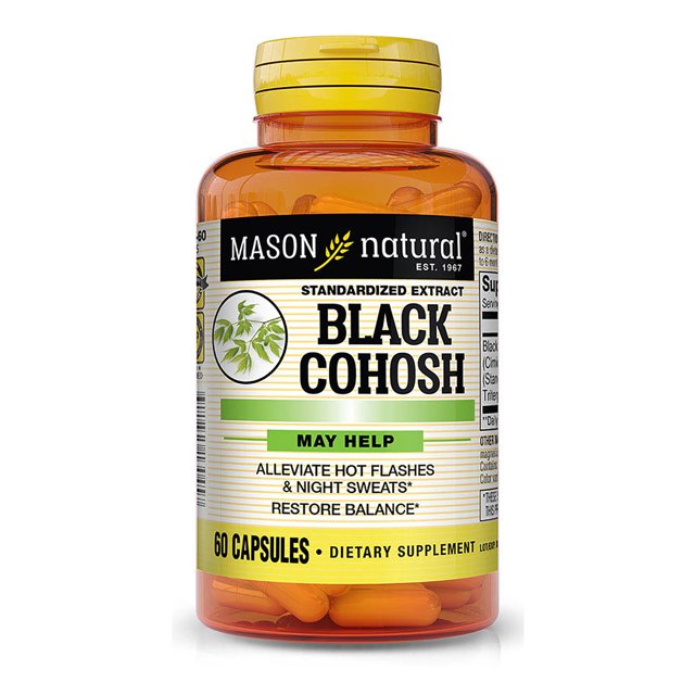 Mason Natural Black Cohosh Alleviates Hot Flashes & Night Sweats