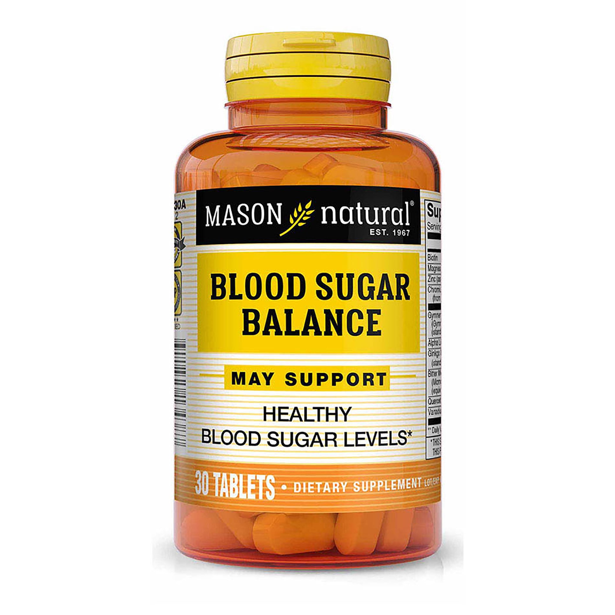 Mason Natural Blood Sugar Balance Formula with Chromax, Bittermelon