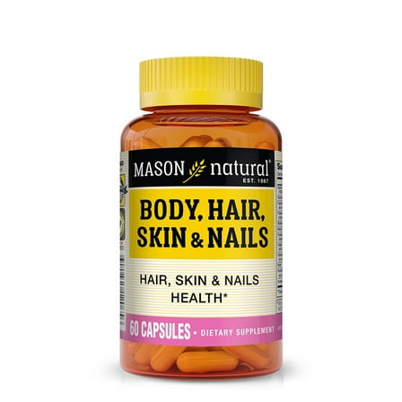 Mason Natural Body, Hair, Skin & Nails Multivitamin Supplements, 60 Capsules