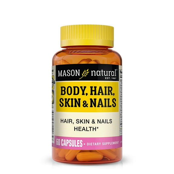 Mason Natural Body, Hair, Skin & Nails Multivitamin Supplements, 60 Capsules