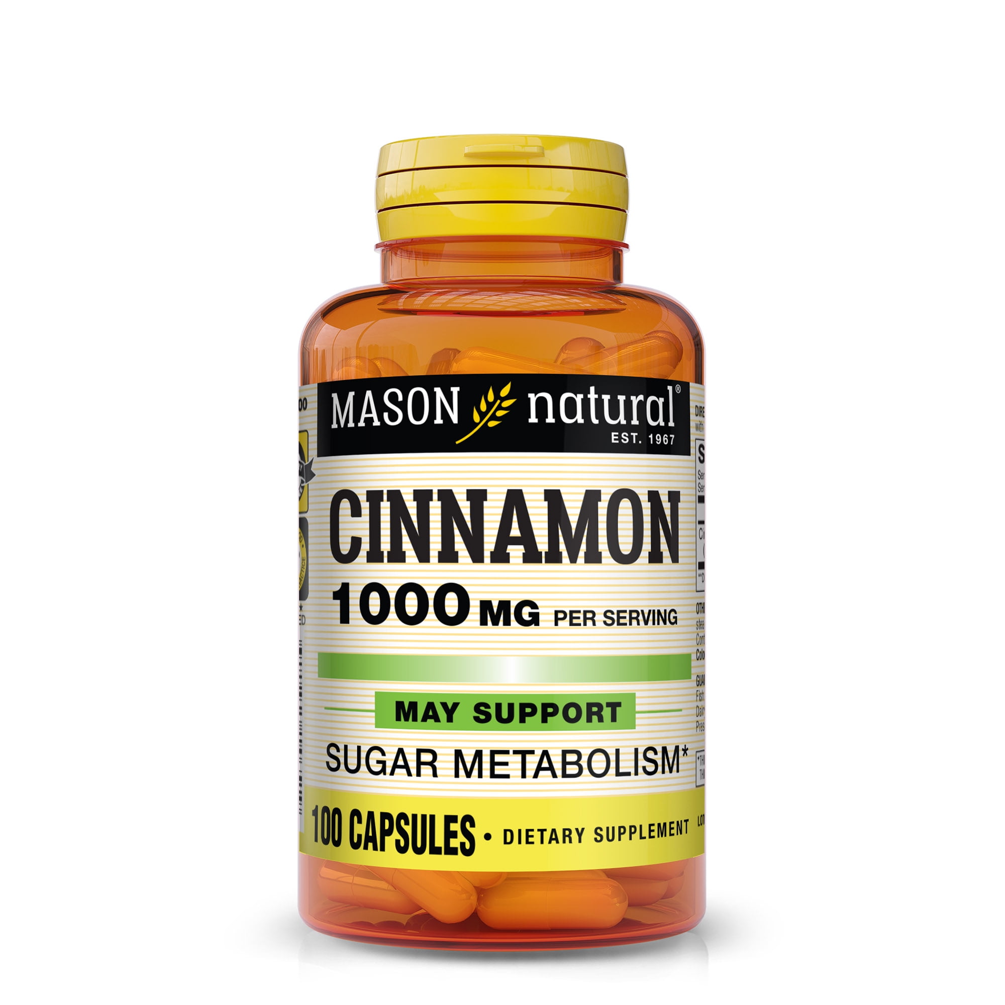 Mason Natural Cinnamon 1000 mg, Heart, Circulatory & Blood Sugar