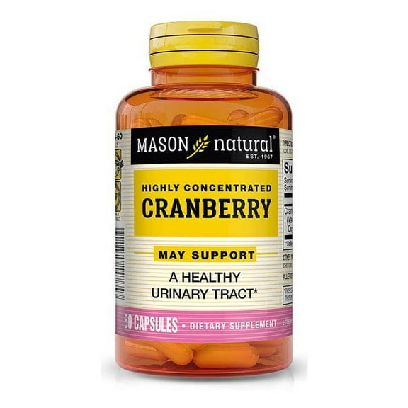 Mason Natural Cranberry Capsules 60 Capsules (Pack of 6)