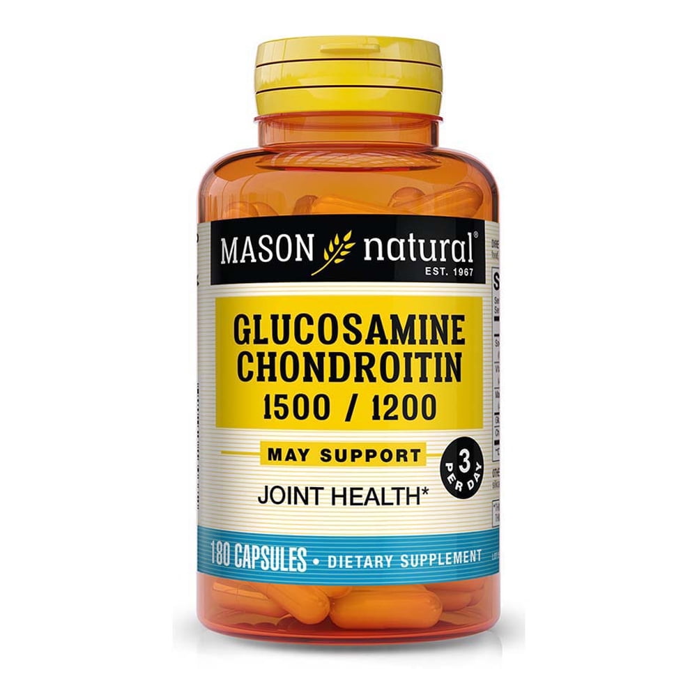 Mason Natural Glucosamine Chondroitin Supports Joint Health, 180 Capsules