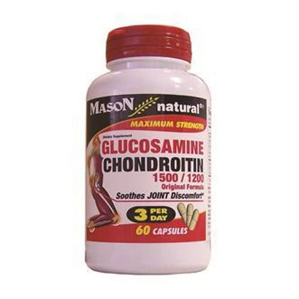 Mason Natural Glucosamine Chondroitin 1500/1200 Maximum Strength