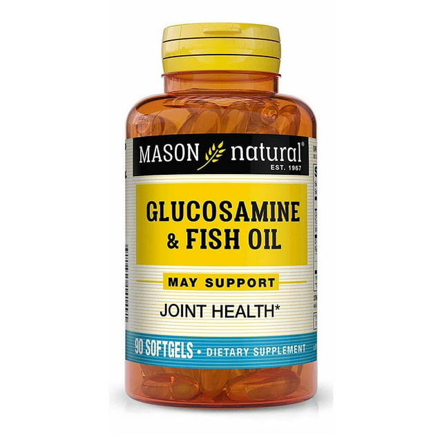 Mason Natural Glucosamine & Fish Oil (DHA and EPA Omega 3) Healthy