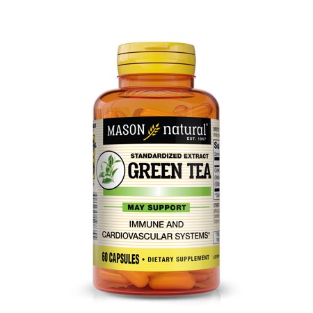 Mason Natural Green Tea Extract - Supports Healthy Immune & Cardiovascular Systems, 60 Capsules