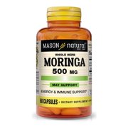 Mason Natural Moringa Capsules, 500 mg, Immune Health, 60 Count