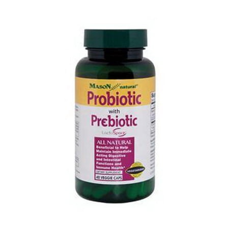 Mason Natural Probiotic With Prebiotic Veggie Caps - 40 Ea, 6 Pack
