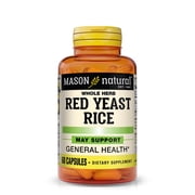 Mason Natural Red Yeast Rice - Herbal Supplement, 60 Capsules