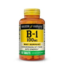 Mason Natural Vitamin B1 (Thiamin) 100 Tablets