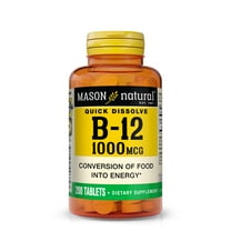 Mason Natural Vitamin B12, Supports Conversion of Food into Energy, 200 Tablets