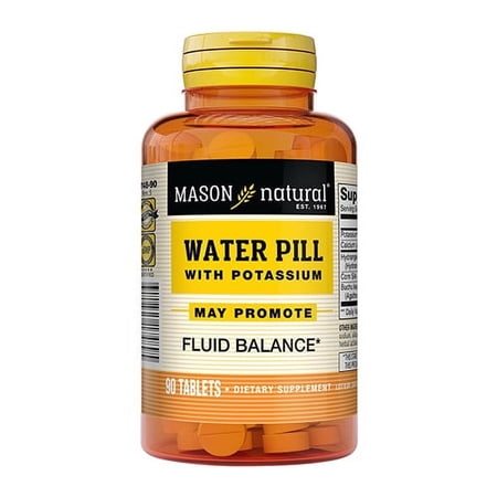 Mason Natural Water Pill With Potassium Tablets, 90 Ea