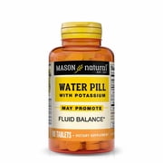 Mason Natural Water Pill with Potassium 101 mg, supports Fluid Balance, 90 Tablets