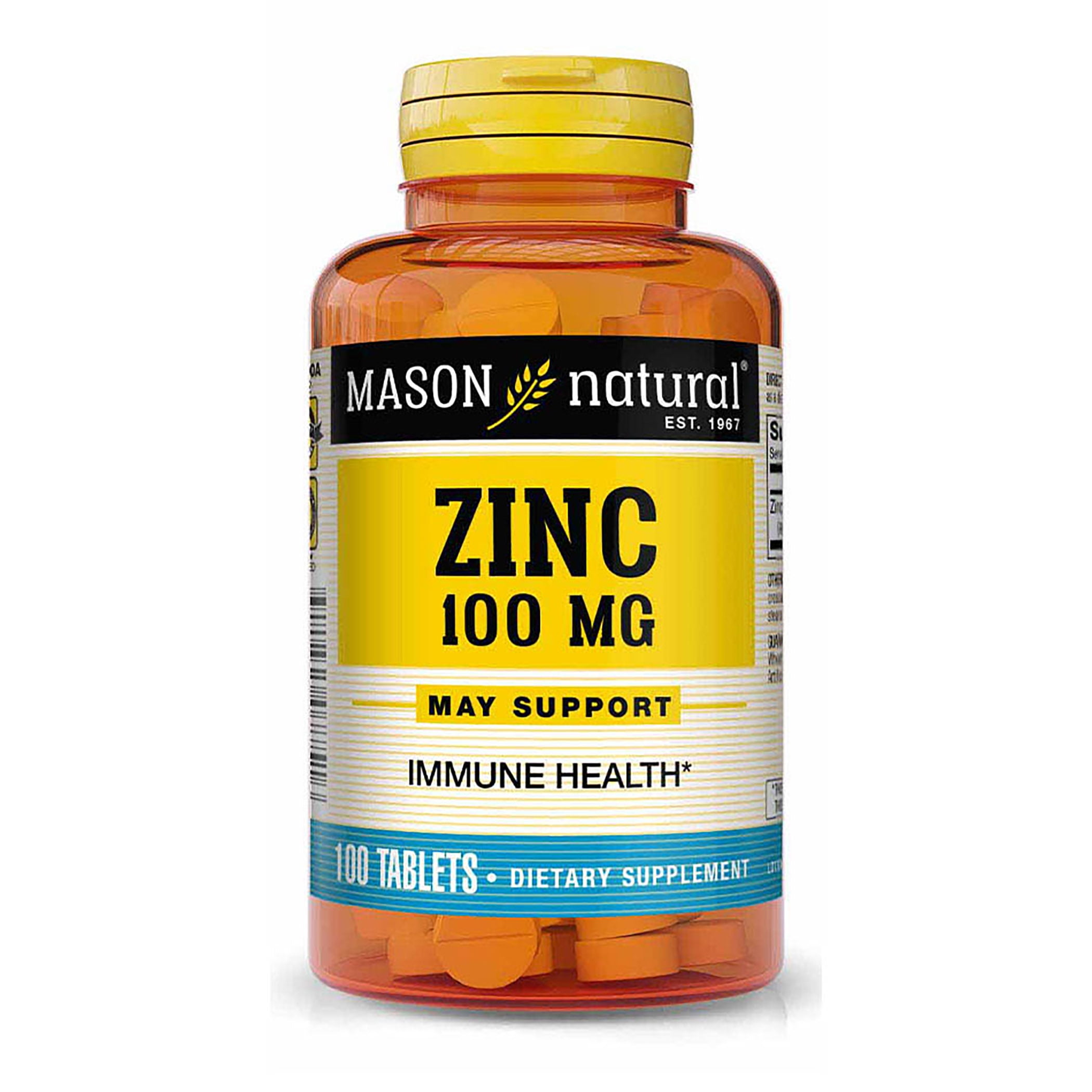 Mason Natural Zinc 100 mg Advanced Immune System Support, Improves