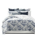 thumbnail image 1 of Mason Navy Comforter Set Super Queen, 1 of 5
