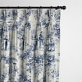 thumbnail image 1 of Mason Navy Pinch Pleat Drapery Panel - Pair 20"x120", 1 of 5