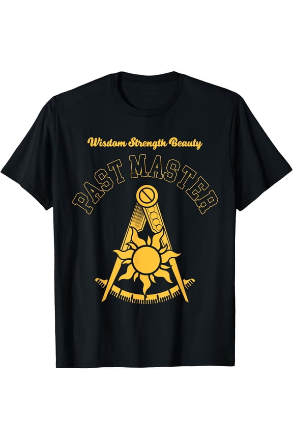 Mason Past Master Sun Masonic Light Wisdom Strength Beauty T-Shirt, Unisex T-Shirt