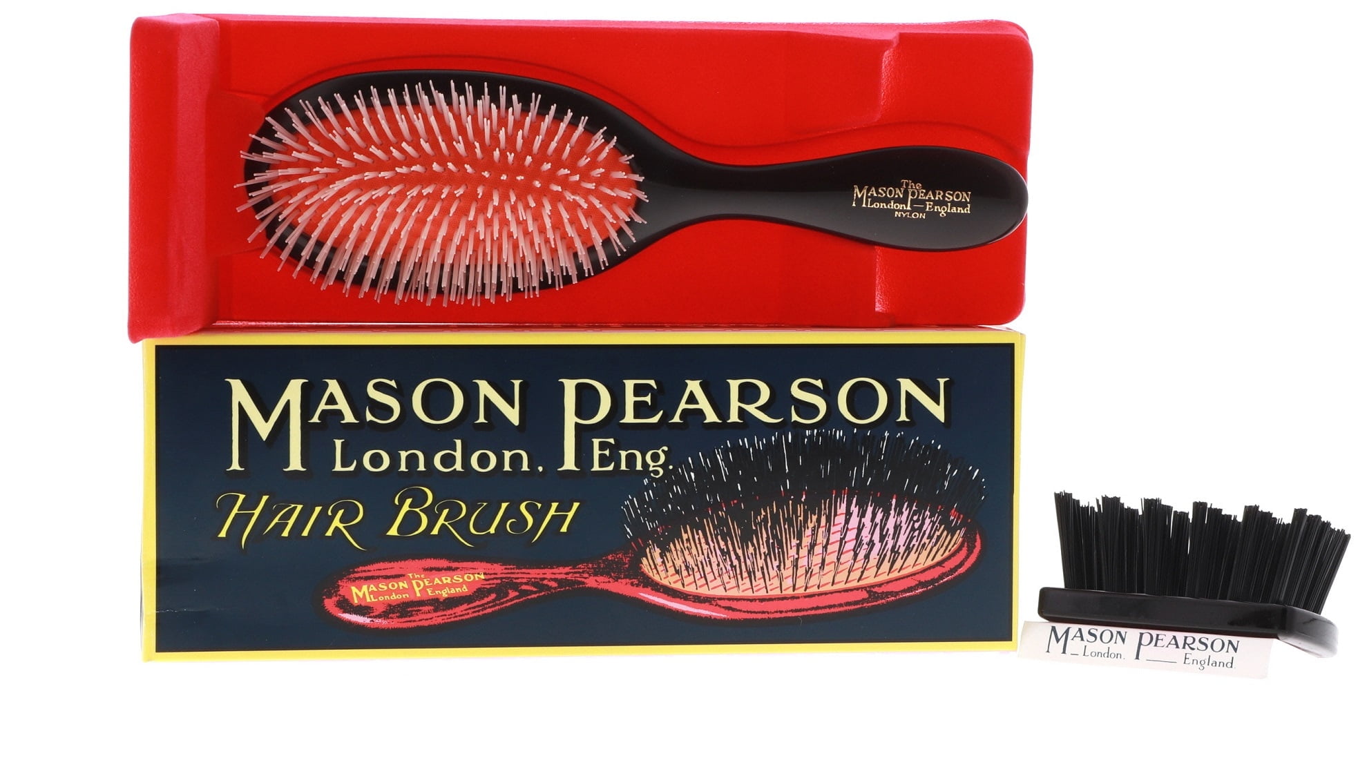Mason Pearson Handy Size Nylon Detangler Brush with Rubber