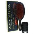 thumbnail image 1 of Mason Pearson Large Popular Bristle and Nylon Brush - BN1 Dark Ruby - 2 Pc Hair Brush and Cleaning Brush, 1 of 2