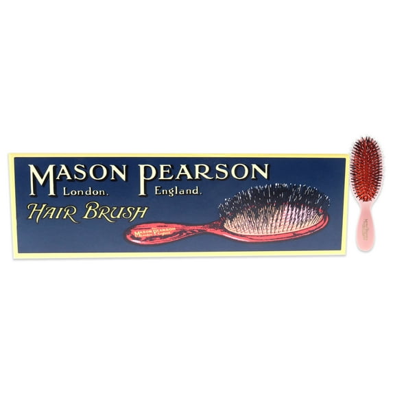 Mason Pearson Pocket Bristle and Nylon Brush - BN4 Pink, 1 Pc Hair Brush