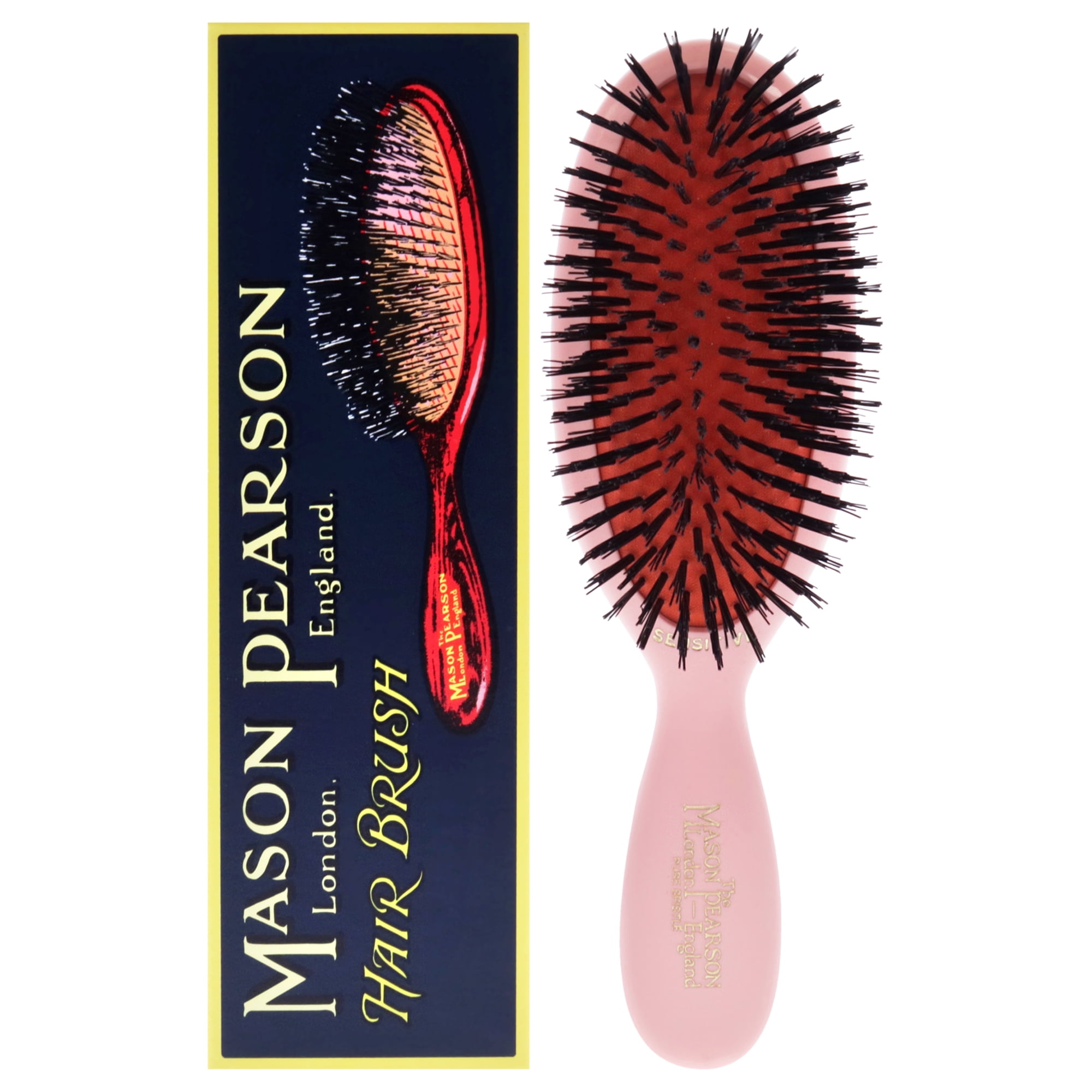 Mason Pearson Pocket Sensitive Pure Bristle Brush - SB4 Pink , 1 Pc Hair  Brush