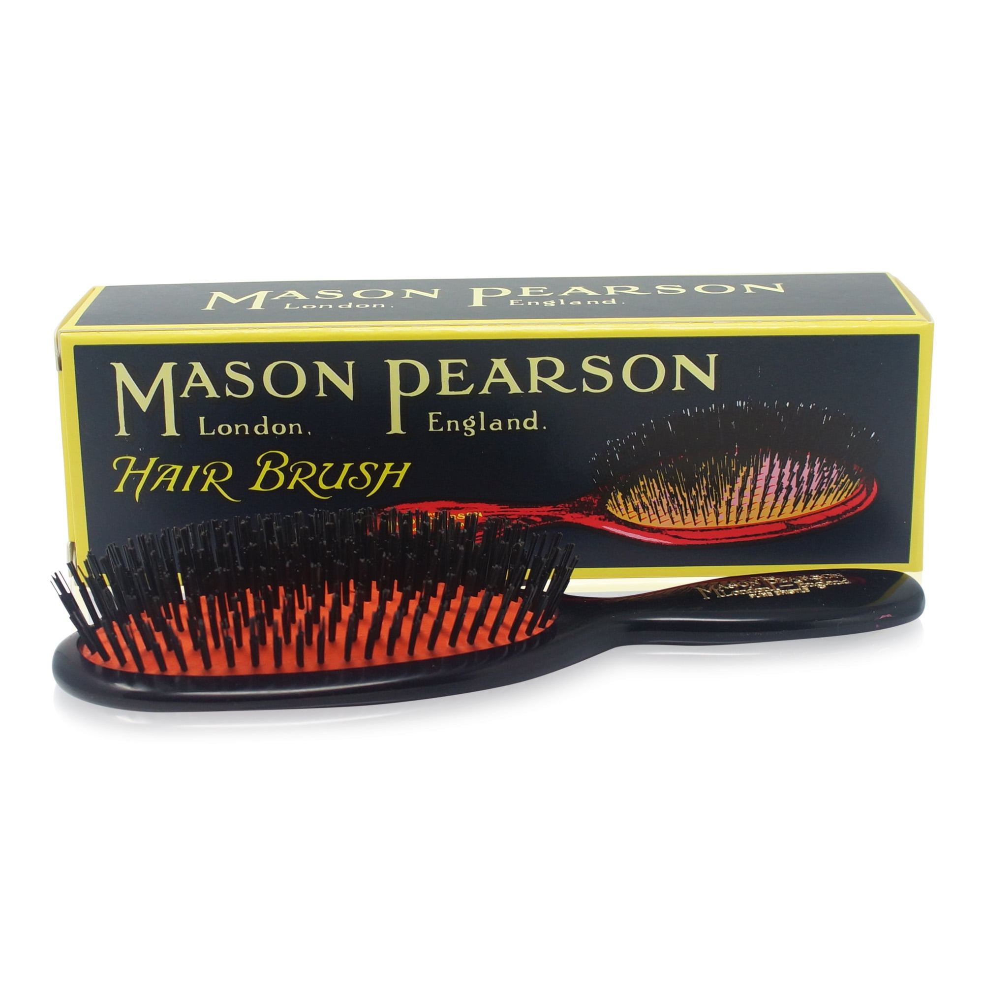 Skråstreg omdømme udtale Mason Pearson Pure Bristle Pocket Hair Brush - Walmart.com