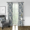 thumbnail image 1 of Mason Pinch Pleat Drapery Panel, Navy - 20 x 120 in. - Pack of 2, 1 of 1