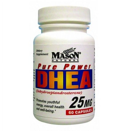 Mason Pure Power Dhea 25 Mg Capsules - 60 Ea
