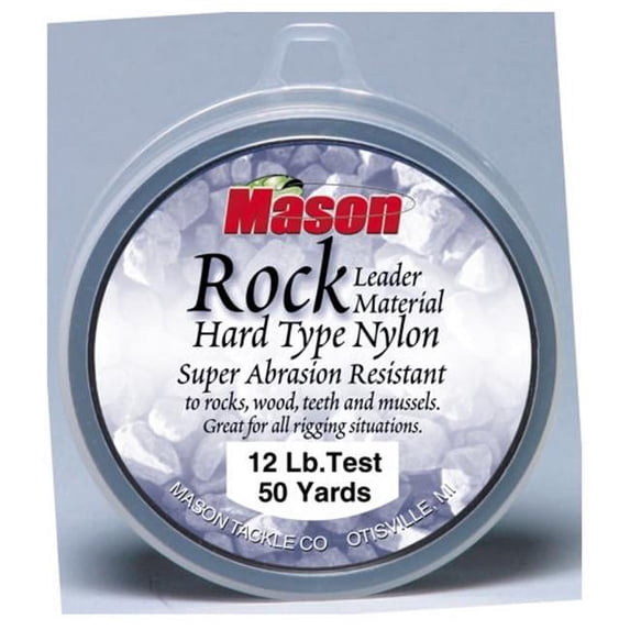 Mason Tackle Company RL-50-12 Rock Hard Type Nylon - 12 lb.