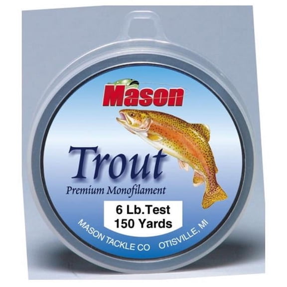 Mason Tackle Company TL-150-8 Trout Premium Monofilament - 8 lb.