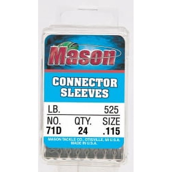 Mason Tackle Double Connector Sleeves .053